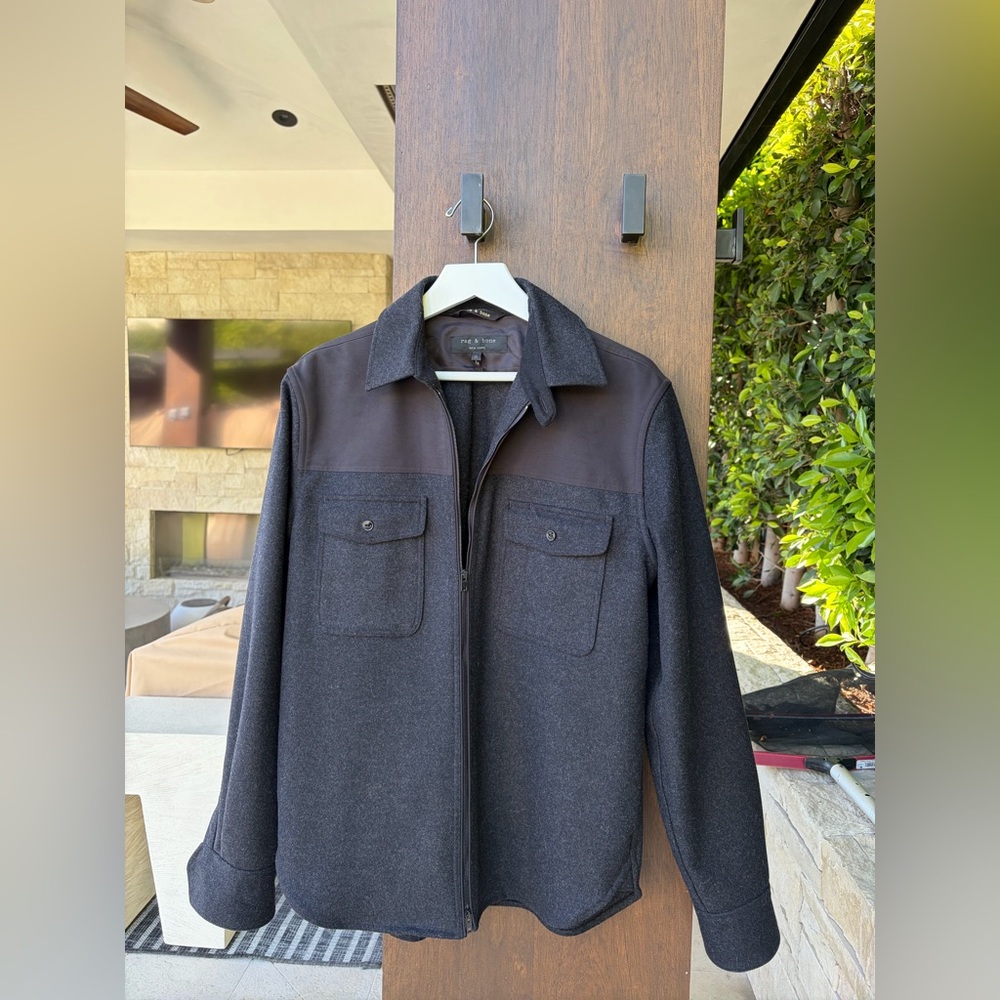 Rag & bone Dark Gray Shirt Jacket